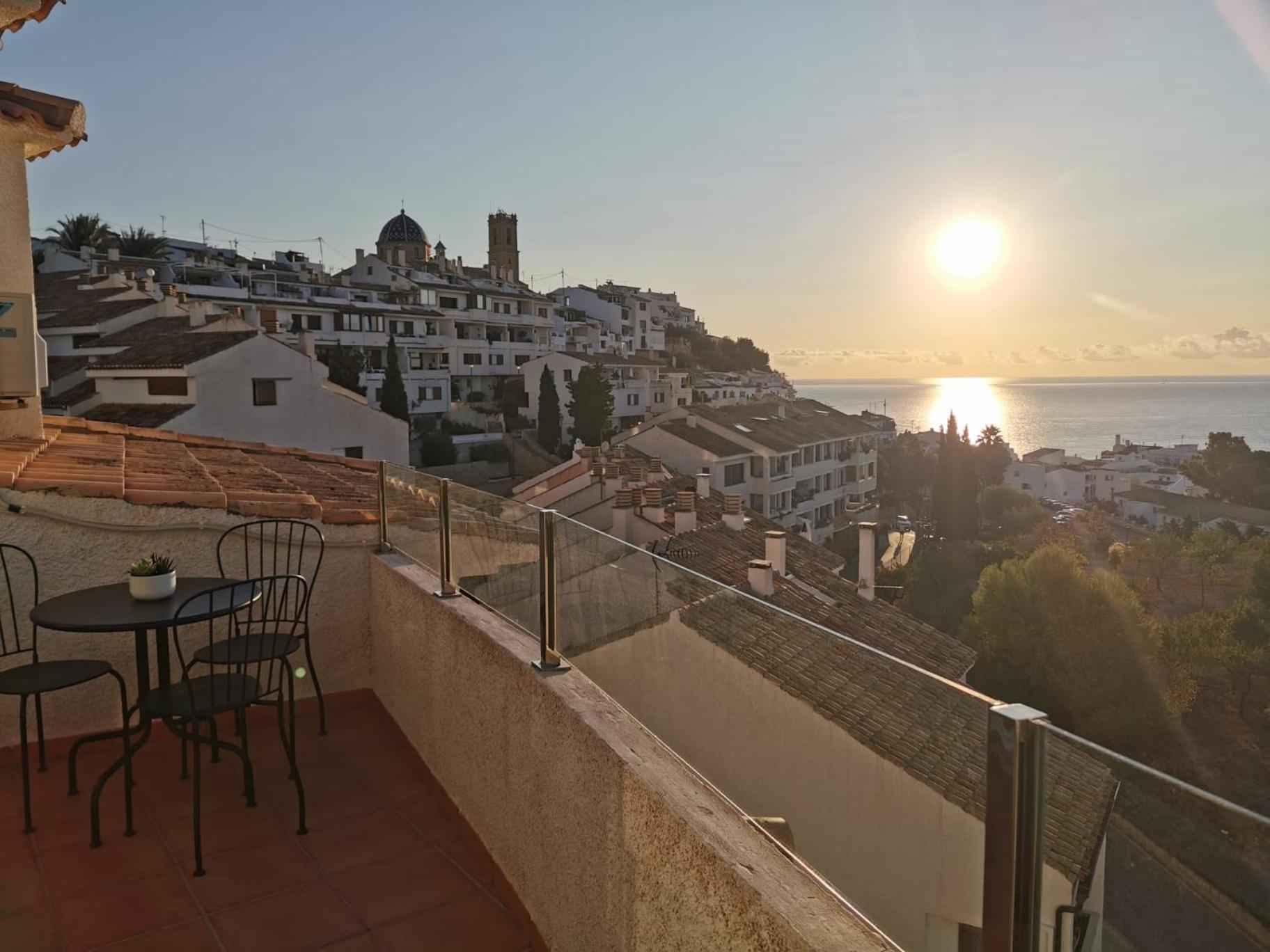 Atico-Duplex Con Vistas Al Mar Y Casco Antiguo En Altea Apartment Exterior foto